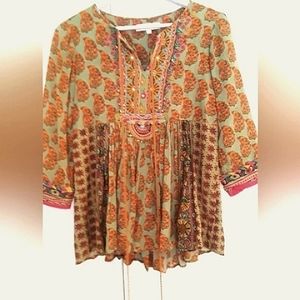 Indian Floral top Ritu Kumar.